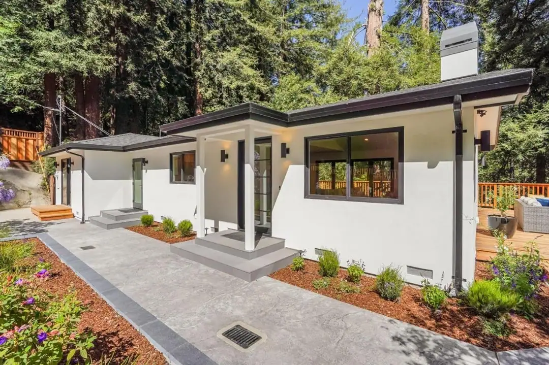 Woodland Drive remodel among the redwoods